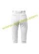 Softball Pipe White Pant With Black Piping